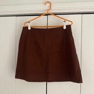SPANX Stretch Twill Mini Skirt